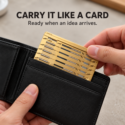 🎄 50% OFF ✨Hancept Zero MK II – Transforming Folding Card Pen Gift Set🎁