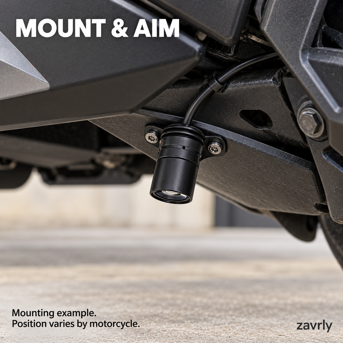 🏍️🔥 Devil Wing Motorcycle LED Ground Projector Lights – 2-Pack