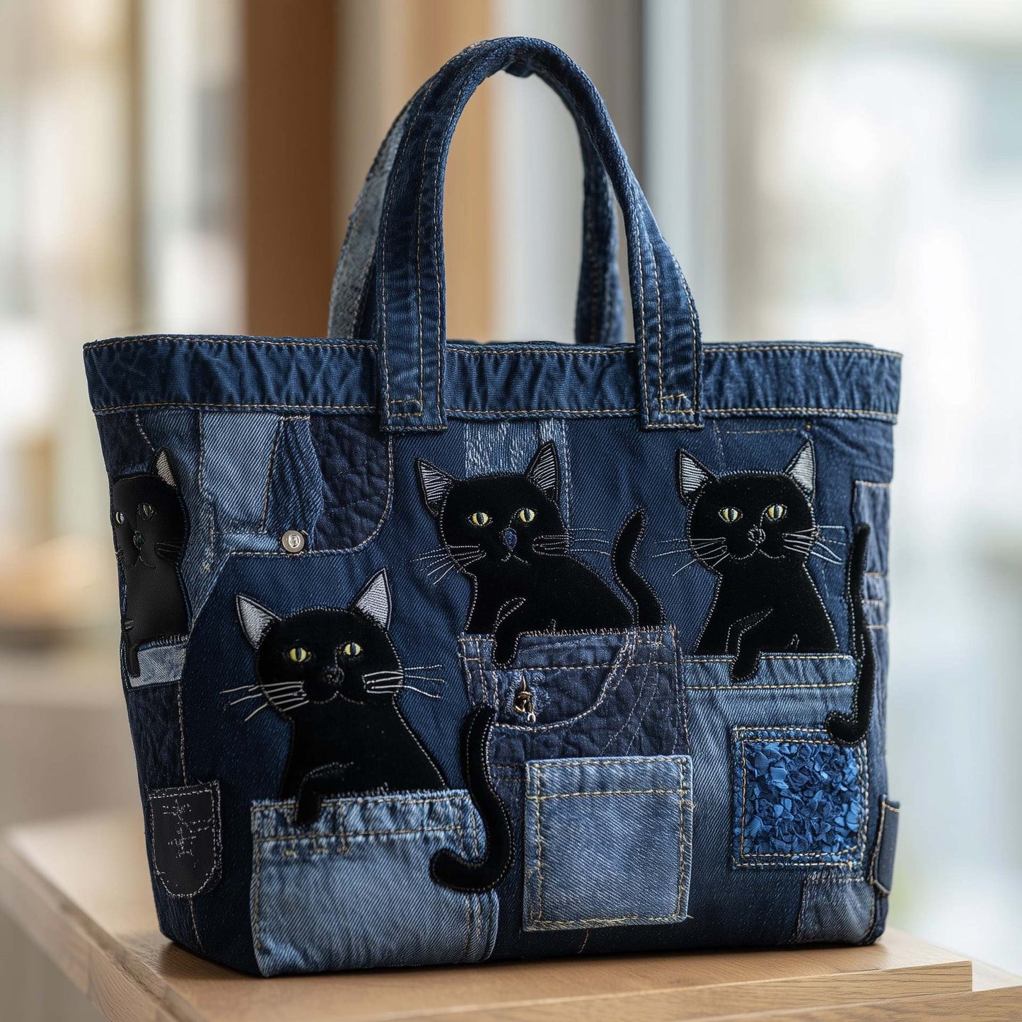 🔥 2026 Best Seller - Catitude Quilted Tote Bag
