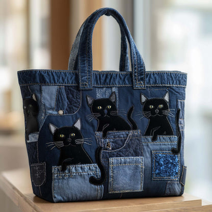🔥 2026 Best Seller - Catitude Quilted Tote Bag