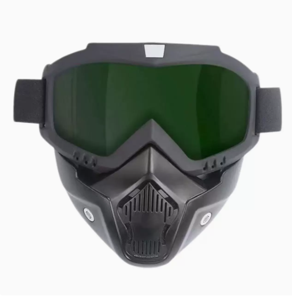 🤿 Auto-Darkening All-Terrain Safety Mask | Anti-Fog & Dustproof All-in-One Shield
