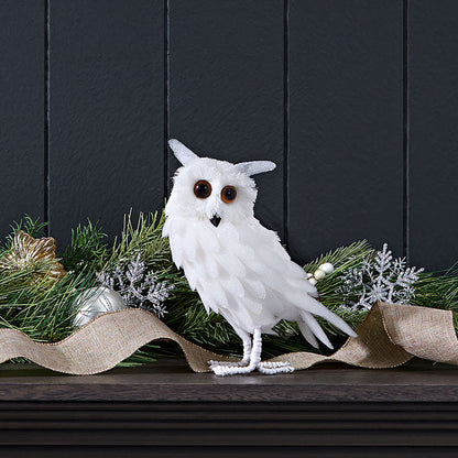 Winter White Woodland Decor - Owl or Deer