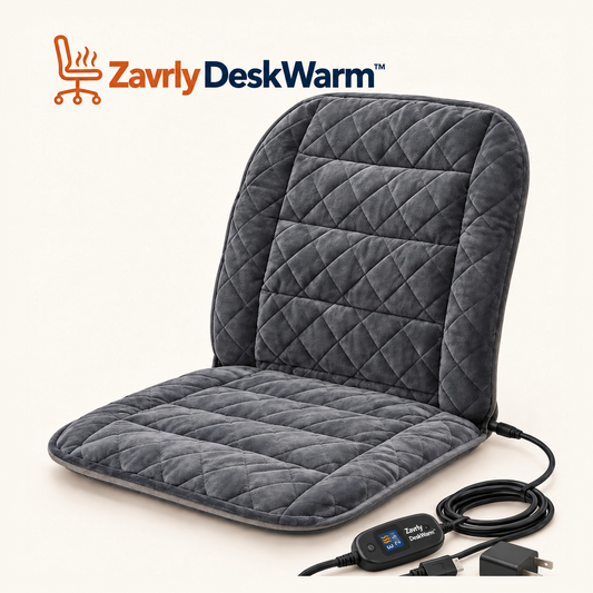 40% OFF🔥 Zavrly DeskWarm™ Heated Chair Pad – Cozy Back & Seat Warmth | Free Shipping