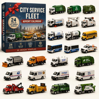 🎄 Vehicle Advent Calendar – 24 Construction & Farm Vehicles