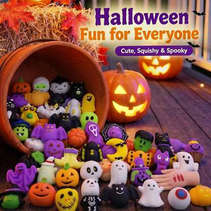 🔥Last Day 50% OFF - 🎃 30PCS Halloween Mini Squishy Toys for Kids