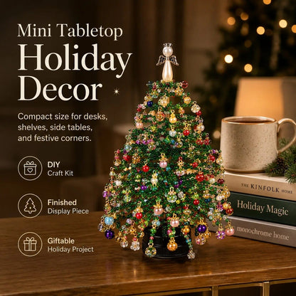 DIY Beaded Christmas Tree Kit |✨ Create A Christmas Memory With Your Own Hands