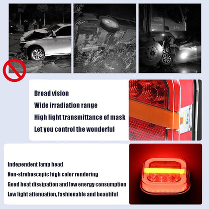 🚚 Wireless Magnetic Trailer Light Kit – Rechargeable LED Brake, Turn & Tail Lights