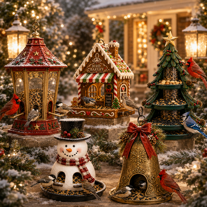 🎄 Christmas Bird Feeder Collection