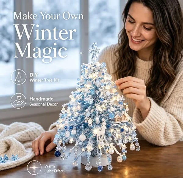 DIY Beaded Christmas Tree Kit |✨ Create A Christmas Memory With Your Own Hands