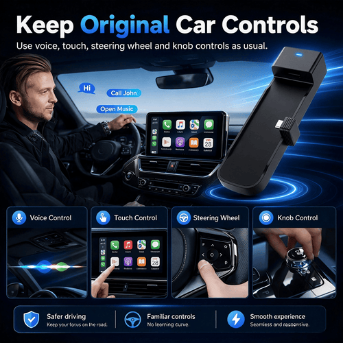 🚘Car TV HDMI Adapter & Wireless CarPlay Converter