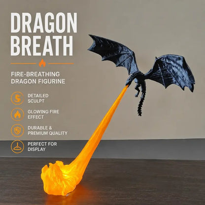 🔥Last Day: 60% OFF🔥 Firebreathing Dragon Book Nook | Realistic Flame Fantasy Shelf Decor
