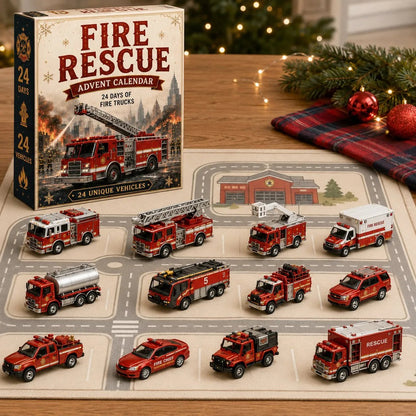 🎄 Vehicle Advent Calendar – 24 Construction & Farm Vehicles