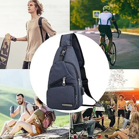 Men’s Lightweight Waterproof Sling Bag