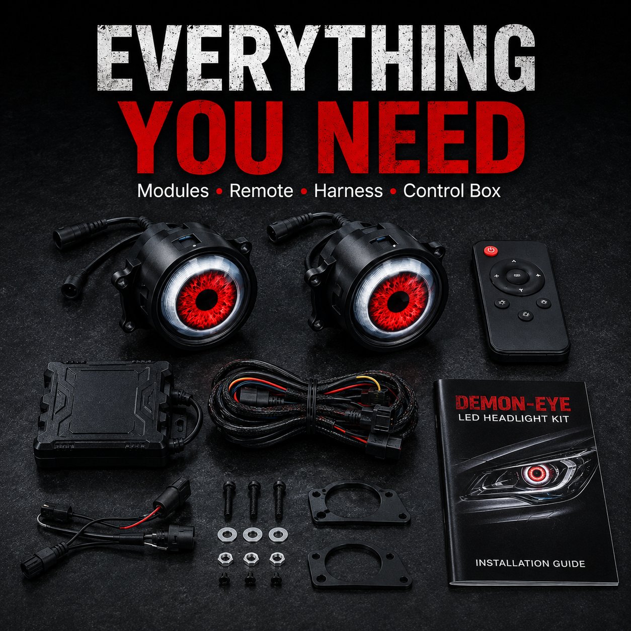 🔥Last Day 49% OFF👀Demon-Eye LED Headlight Kit