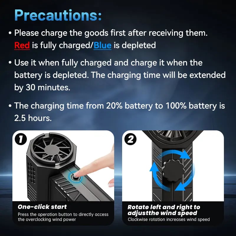 🚀130,000 RPM🔥 Ultimate Fire Starting Turbo Fan 🏕️ Fire • 🍂 Blow • 🚗 Clean