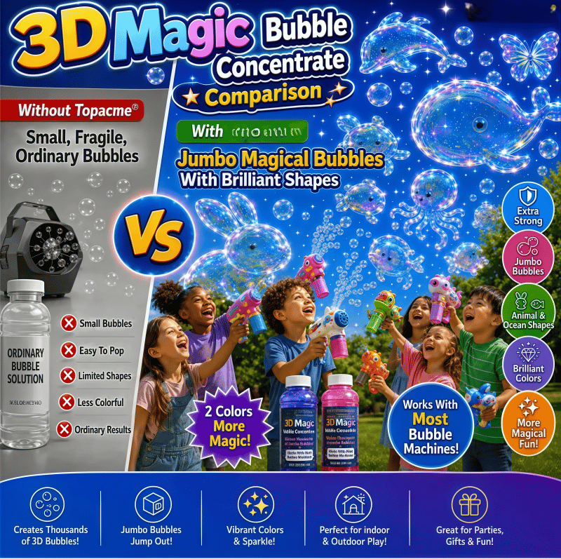 🫧 Super 3D Magic Bubble Concentrate —— Animal & Ocean Fantasy Theme