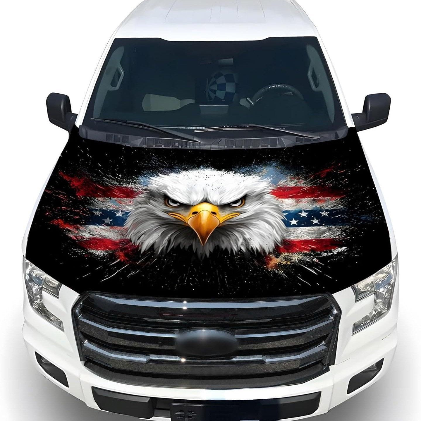 🎉4th Of July Flash Sale 65K+🔥American Car Hood Flag🦅No Glue No Tools🚗 Install in 1 Minute