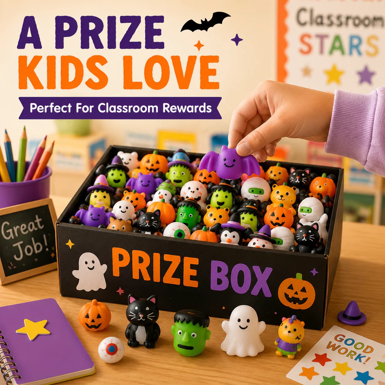 🔥Last Day 50% OFF - 🎃 30PCS Halloween Mini Squishy Toys for Kids