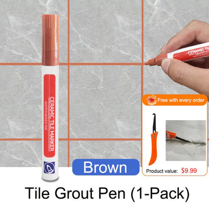 🔥 BUY 2 GET 1 FREE✨Anti-Mold Waterproof Tile Grout Pen