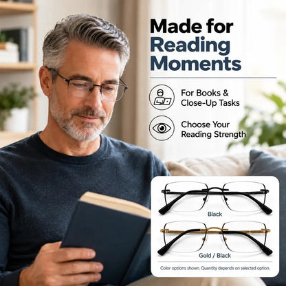 Unisex Progressive Multifocal Photochromic Reading Eyeglasses