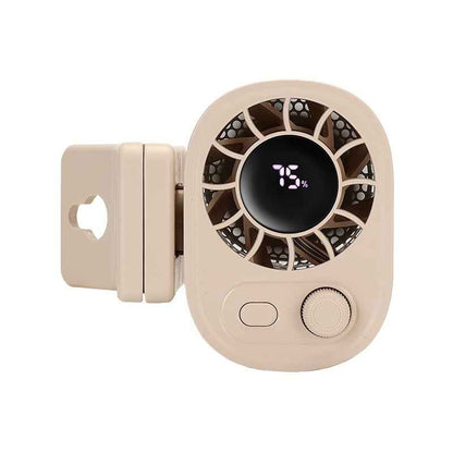 ❄️ Car Clip-On Fan with LED Display – Stay Cool Anywhere You Drive