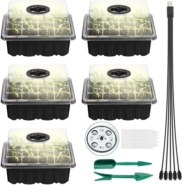 🔥HOT SALE🔥Seed Starter Trays with Grow Light