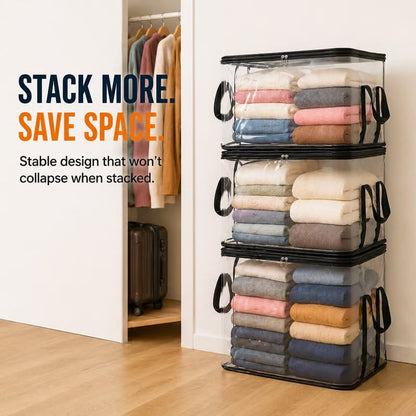 🎁 Mother's Day Sale 55% OFF 🎁 Heavy-Duty Clear Storage Bag for Clothes & Moving