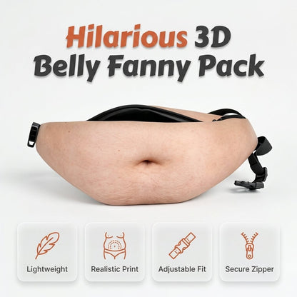 Dad Bag Fanny Pack & 3D Beer Belly Waist Pack