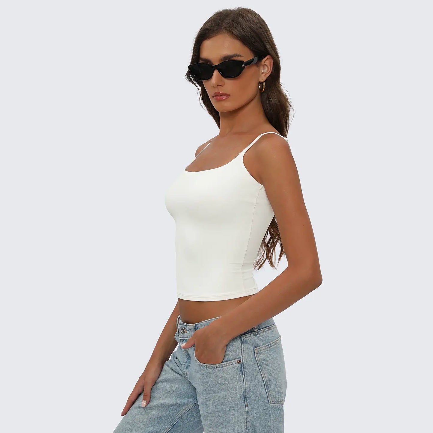 Sexy & Versatile Women's Square Neck Cami Top
