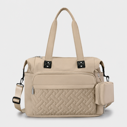 ✨ Chic Quilted Waterproof Large Capacity Travel & Lunch Tote Bag