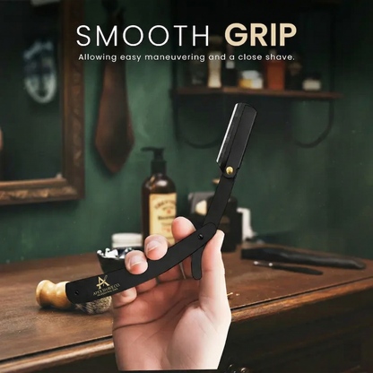 🔥Spring Sales 55% OFF - - Professional Straight Razor for Men - Barber Edge Kit (100 Blades Included)