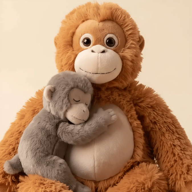 Mama Punch Monkey Plush Toy