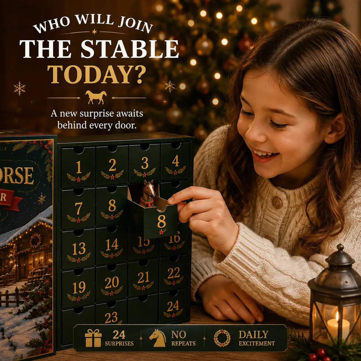🔥🎁🐴 Christmas Horse Advent Calendar--24 Days of Horse Friends & Holiday Memories 🎄
