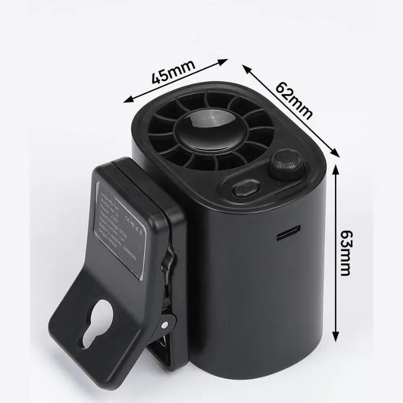🔥HOT SALE 50% OFF🌀Car Clip Fan with 360° Rotation & USB Rechargeable