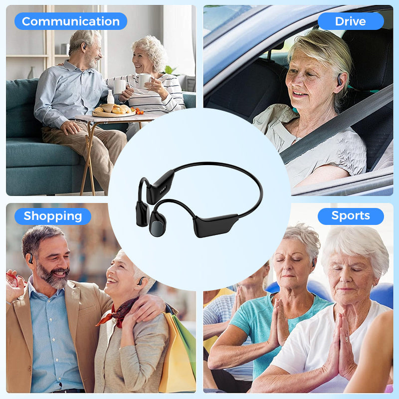 2-in-1 Smart Bone Conduction Hearing Earphones