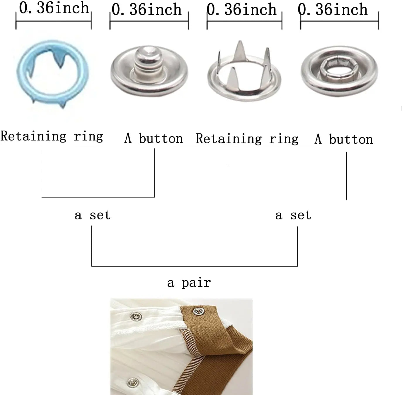 💥 HOT SALE 49% OFF🧰 100PCS Metal Buckle Repair Kit