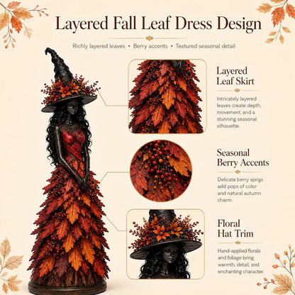 🔥LAST DAY 50% OFF - 🧙‍♀️Enchanted Autumn Witch Figurine