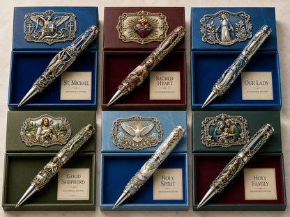 ✝️ Sacred Legacy Faith-Inspired Keepsake Pen Collection | 6 Devotional Designs for Prayer Journaling, Bible Study & Meaningful Christian Gifts 🖊️✨