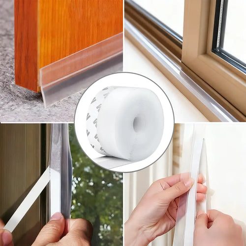 🚪 Self-Adhesive Door & Window Weather Stripping Seal Tape ❄️