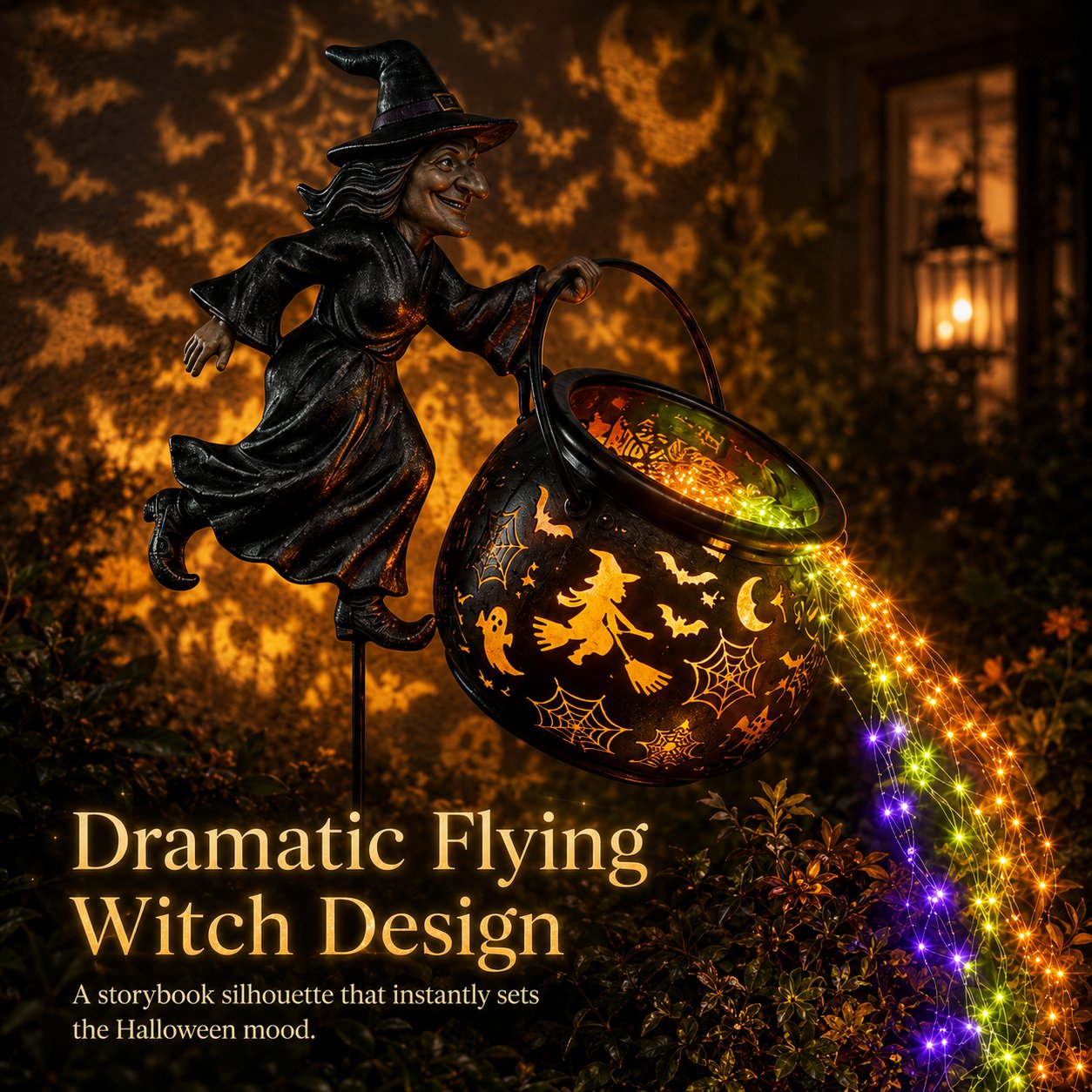 🎃 Halloween Witch Cauldron Garden Light(📦Buy 2 Free Shipping)