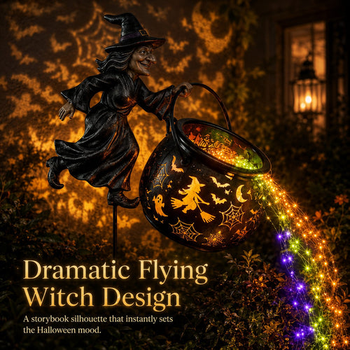 🎃 Halloween Witch Cauldron Garden Light(📦Buy 2 Free Shipping)