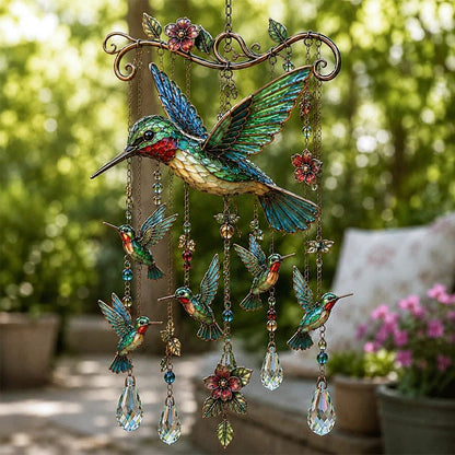 📢📢LAST DAY SALE 50% OFF🐦🎐Graceful Hummingbird Wind Chime