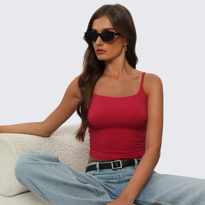 Sexy & Versatile Women's Square Neck Cami Top