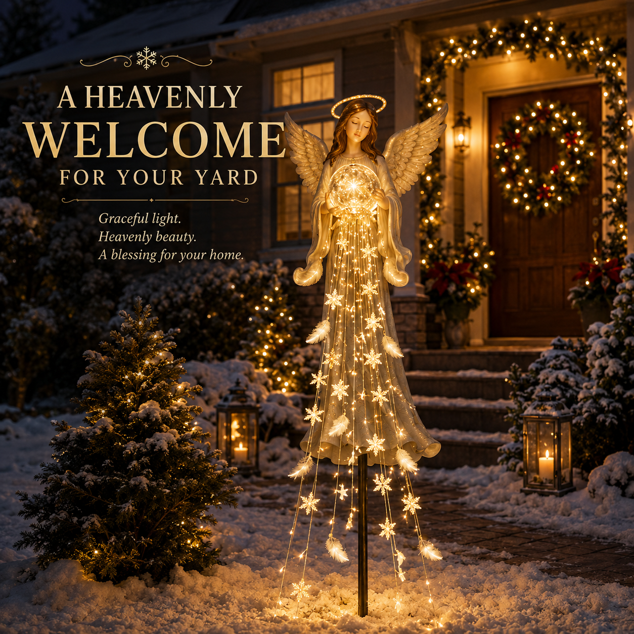 👼Today Only: Get 49% Off👼 Solar Angel Remembrance Garden Light👼