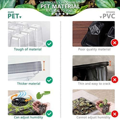 🔥HOT SALE🔥Seed Starter Trays with Grow Light