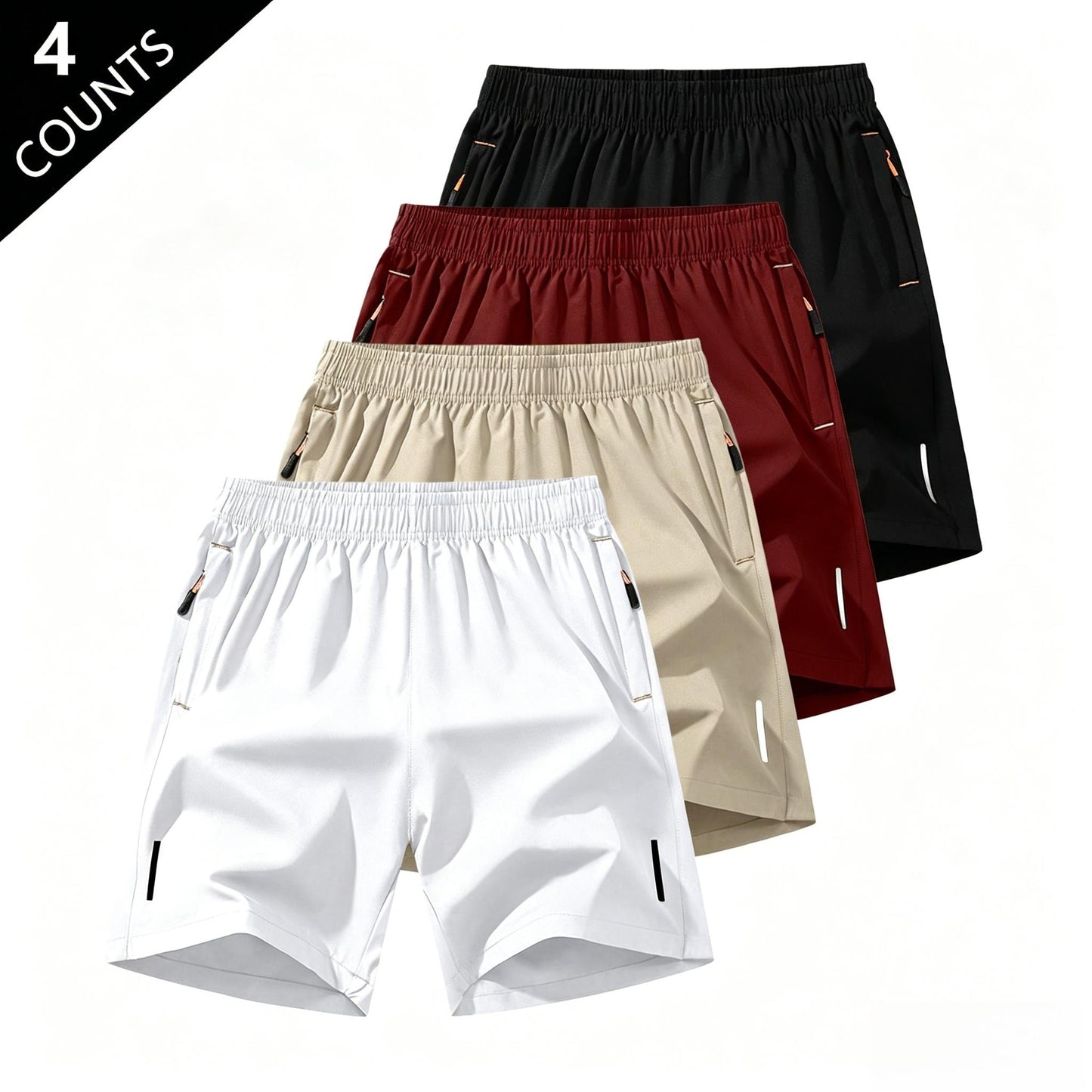 EasyMove™ Men’s Lightweight Shorts with Secure Zip Pockets