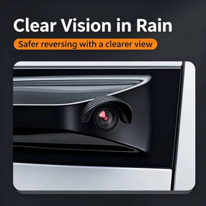 4pcs Car Rear‑View Camera Rain Shield, Soft PVC Sun Shade Cover, Waterproof Protector Hood for Reversing Backup Camera, Rain‑Proof Visor Accessory for Car Side & Rear Camera