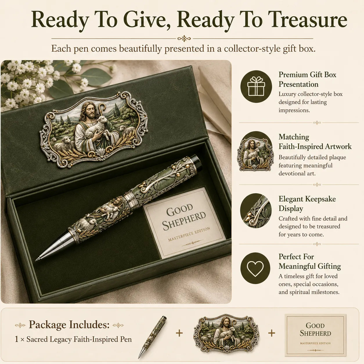 ✝️ Sacred Legacy Faith-Inspired Keepsake Pen Collection | 6 Devotional Designs for Prayer Journaling, Bible Study & Meaningful Christian Gifts 🖊️✨