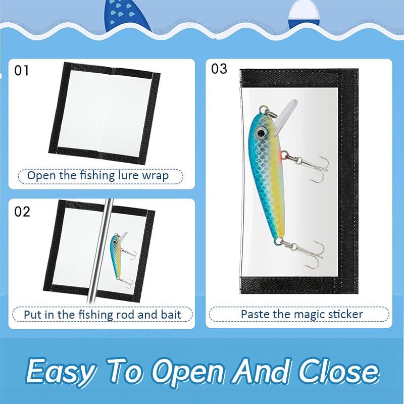 💥 [BUY 1 GET 1 FREE] Puncture-Proof Clear Fishing Lure Wraps