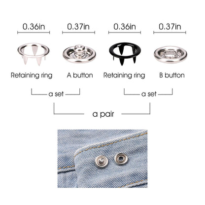 💥 HOT SALE 49% OFF🧰 100PCS Metal Buckle Repair Kit